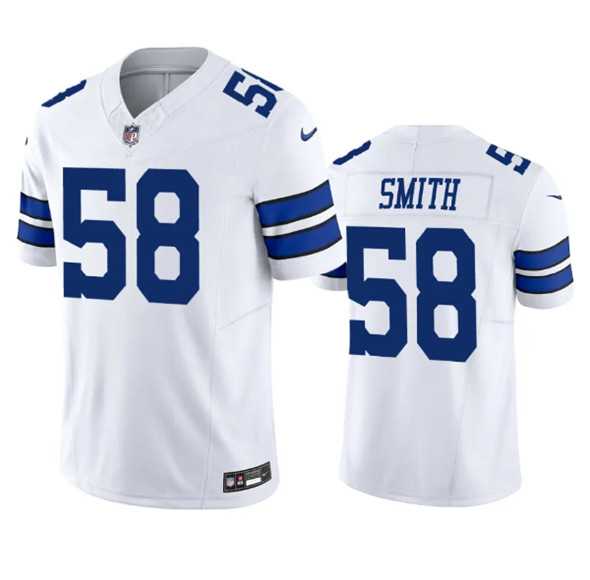 Men & Women & Youth Dallas Cowboys #58 Mazi Smith White 2023 F.U.S.E. Vapor Limited Stitched Football Jersey